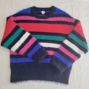 A New Day Striped Mohair Sweater